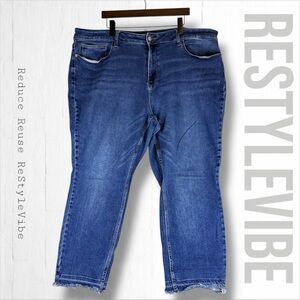 JUDY BLUE Women’s Size 24W Denim Jeans Slim Fit Style High Rise Stretch